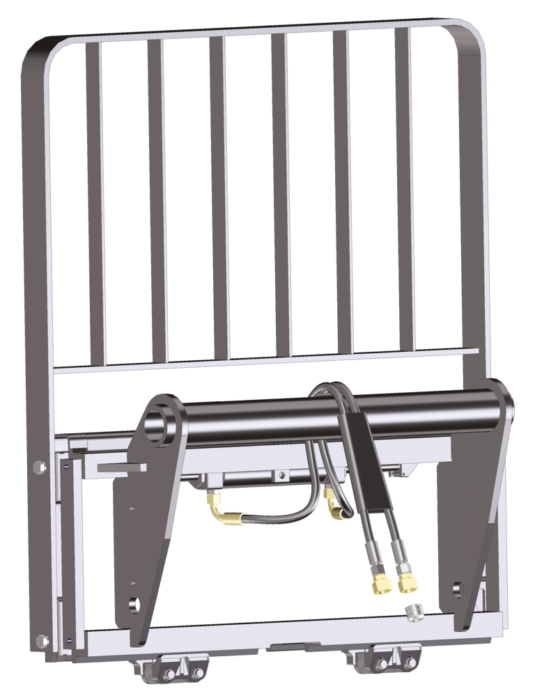 Tilting Forks Carriage With Side Shift - Load Backrest (MLT - MT)