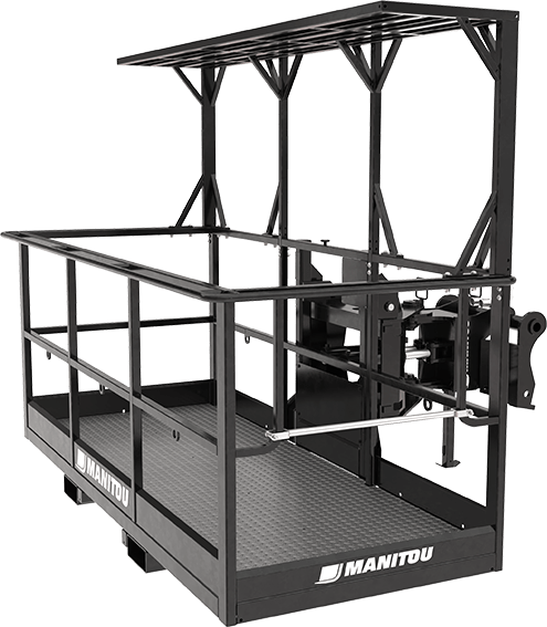 Manitou Platform with dismountable fops roof